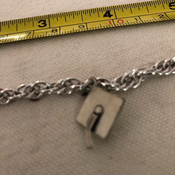 Silver Bracelet w Graduation Cap - Picture 7 of 7